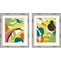 Framed 'Mod Tropics 2 Piece Framed Art Print Set' border=