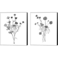 Framed 'Garden Cluster 2 Piece Canvas Print Set' border=