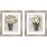 Framed 'Galvanized Paris 2 Piece Framed Art Print Set' border=