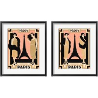 Framed '1920's Paris 2 Piece Framed Art Print Set' border=