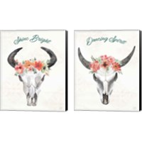 Framed 'Sweet Southwest 2 Piece Canvas Print Set' border=