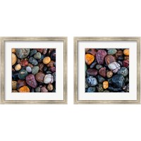 Framed 'Ocean Rocks 2 Piece Framed Art Print Set' border=