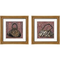 Framed 'Evening Out on Red 2 Piece Framed Art Print Set' border=