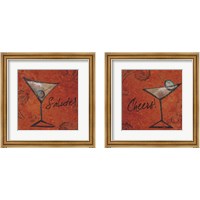 Framed 'Cheers 2 Piece Framed Art Print Set' border=