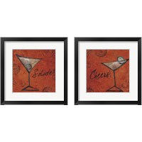 Framed 'Cheers 2 Piece Framed Art Print Set' border=