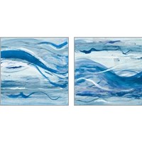 Framed 'Blue Bossa Nova 2 Piece Art Print Set' border=