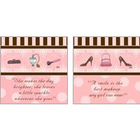 Framed 'Classy and Fabulous 2 Piece Art Print Set' border=