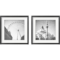 Framed 'London Sights 2 Piece Framed Art Print Set' border=