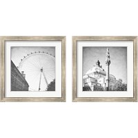 Framed 'London Sights 2 Piece Framed Art Print Set' border=