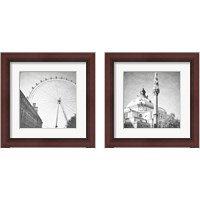 Framed 'London Sights 2 Piece Framed Art Print Set' border=