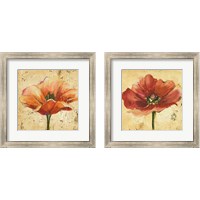 Framed 'Poppy 2 Piece Framed Art Print Set' border=