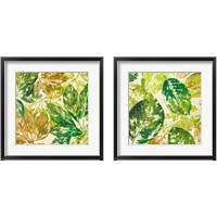 Framed 'Green Overlay 2 Piece Framed Art Print Set' border=