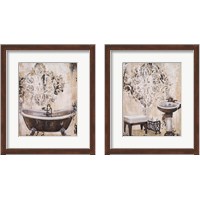 Framed 'Bronze Bath 2 Piece Framed Art Print Set' border=