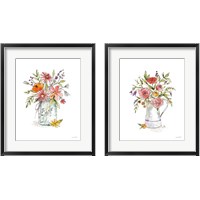 Framed 'Americana Mood 2 Piece Framed Art Print Set' border=