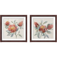 Framed 'Field Bloom 2 Piece Framed Art Print Set' border=