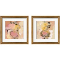 Framed 'Peony Aroma 2 Piece Framed Art Print Set' border=