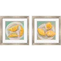 Framed 'Life and Lemons 2 Piece Framed Art Print Set' border=