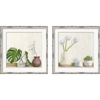 Framed 'Minimalist Setting 2 Piece Framed Art Print Set' border=