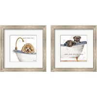 Framed 'Good Clean Fun 2 Piece Framed Art Print Set' border=