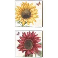 Framed Sunflower Splendor 2 Piece Canvas Print Set