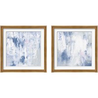 Framed 'White Out 2 Piece Framed Art Print Set' border=