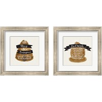 Framed 'Bee Hive Sentiment  2 Piece Framed Art Print Set' border=