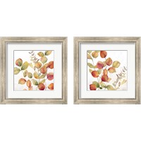 Framed 'Eucalyptus Leaves Spice 2 Piece Framed Art Print Set' border=