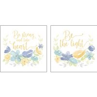 Framed 'Kellys Garden 2 Piece Art Print Set' border=