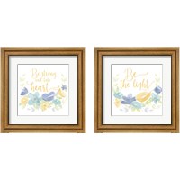 Framed 'Kellys Garden 2 Piece Framed Art Print Set' border=