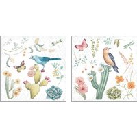 Framed 'Desert Beauties 2 Piece Art Print Set' border=