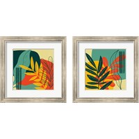 Framed 'Mid Century Modern  2 Piece Framed Art Print Set' border=