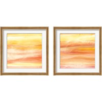 Framed 'Golden Sands 2 Piece Framed Art Print Set' border=