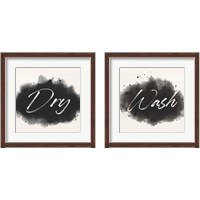 Framed 'Laundry Splash 2 Piece Framed Art Print Set' border=