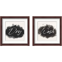 Framed 'Laundry Splash 2 Piece Framed Art Print Set' border=