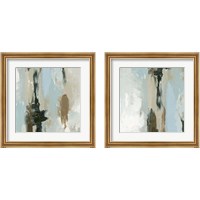 Framed 'Neutral Landslide 2 Piece Framed Art Print Set' border=