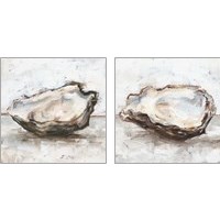 Framed 'Oyster Study 2 Piece Art Print Set' border=