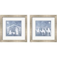 Framed 'Star of Bethlehem 2 Piece Framed Art Print Set' border=