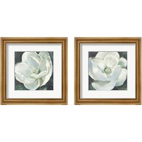 Framed 'Magnolia Sage 2 Piece Framed Art Print Set' border=