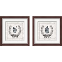 Framed 'Bathroom 2 Piece Framed Art Print Set' border=