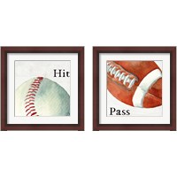 Framed 'Ball 2 Piece Framed Art Print Set' border=