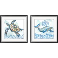 Framed 'Boho Shells 2 Piece Framed Art Print Set' border=