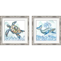 Framed 'Boho Shells 2 Piece Framed Art Print Set' border=
