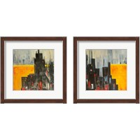 Framed 'City that Never Sleeps 2 Piece Framed Art Print Set' border=