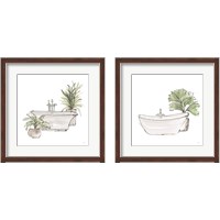 Framed 'Neutral Tub 2 Piece Framed Art Print Set' border=