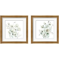 Framed 'Secret Garden Bouquet 2 Piece Framed Art Print Set' border=