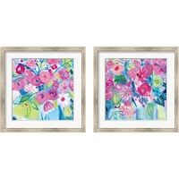 Framed 'Spring Burst 2 Piece Framed Art Print Set' border=