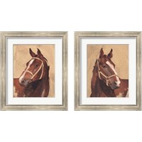 Framed 'Thoroughbred 2 Piece Framed Art Print Set' border=