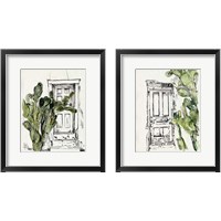 Framed 'Cactus Door 2 Piece Framed Art Print Set' border=