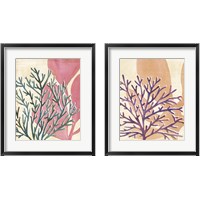 Framed 'Chromatic Sea Tangle 2 Piece Framed Art Print Set' border=