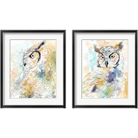 Framed 'Owl Majestic 2 Piece Framed Art Print Set' border=